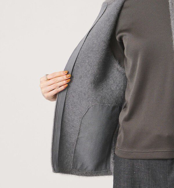 UNITED ARROWS「フォックスカシミヤ ダブルフェイス ベスト」|ベスト・ジレ|