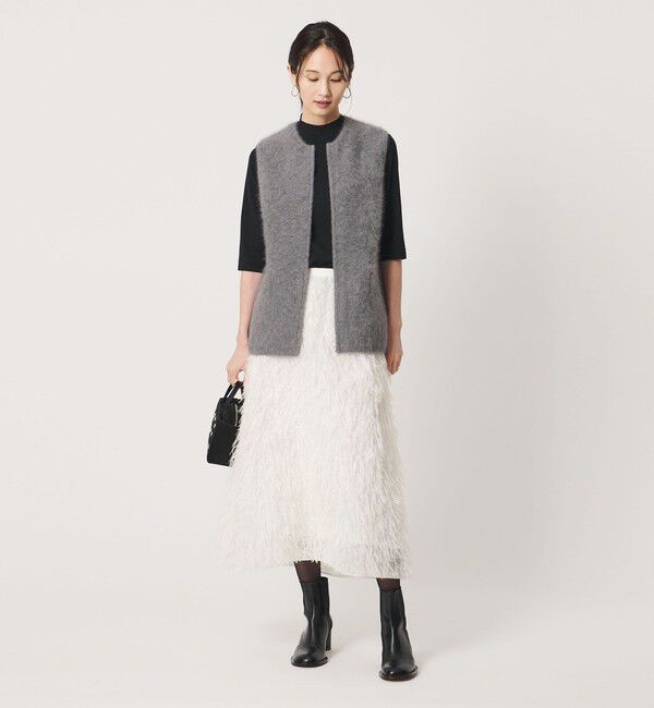 UNITED ARROWS「フォックスカシミヤ ダブルフェイス ベスト」|ベスト・ジレ|