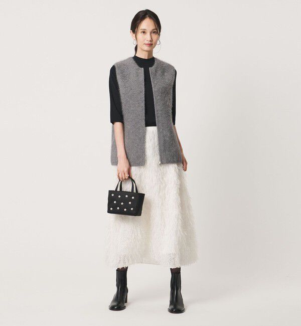 UNITED ARROWS「フォックスカシミヤ ダブルフェイス ベスト」|ベスト・ジレ|