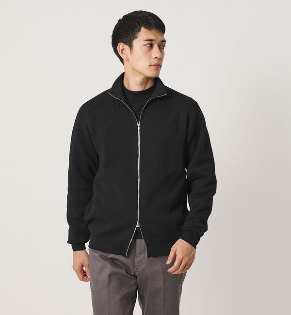 UNITED ARROWS「ポリエステル ドライバーズニット UA COZY ウォッシャブル」|カーディガン|