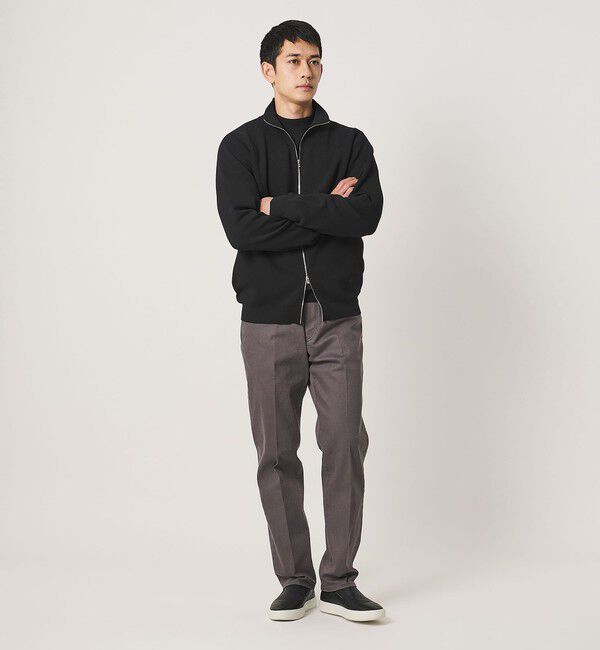 UNITED ARROWS「ポリエステル ドライバーズニット UA COZY ウォッシャブル」|カーディガン|