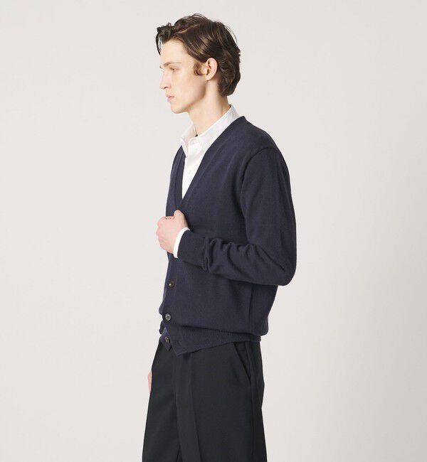 UNITED ARROWS「YAMAGATA ミドルゲージ カーディガン」|カーディガン|NAVY