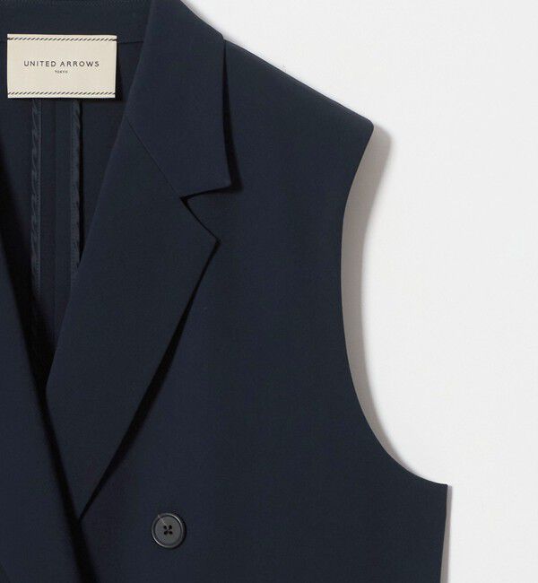 UNITED ARROWS「drapy テーラード ミドル ベスト」|ベスト・ジレ|