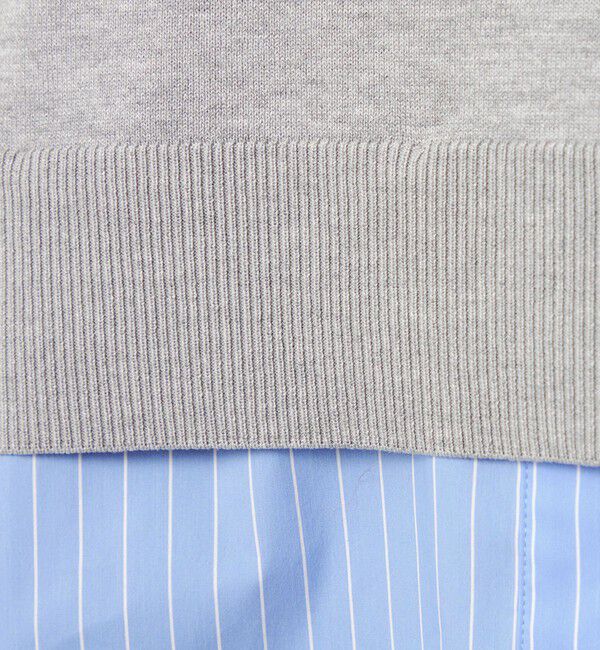 UNITED ARROWS green label relaxing「2WAY  スキッパー シャツ プルオーバー ニット」|ニット・セーター|