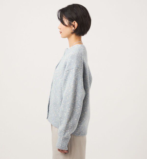 UNITED ARROWS green label relaxing「ミックスヤーン スキッパー カーディガン」|カーディガン|