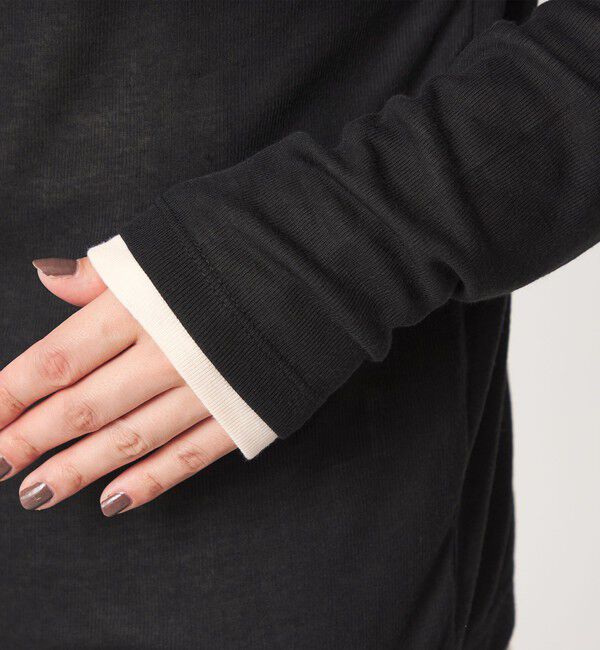 UNITED ARROWS green label relaxing「【WEB限定】＜at ease＞ハイショク レイヤード プルオーバー カットソー」|Tシャツ・カットソー|
