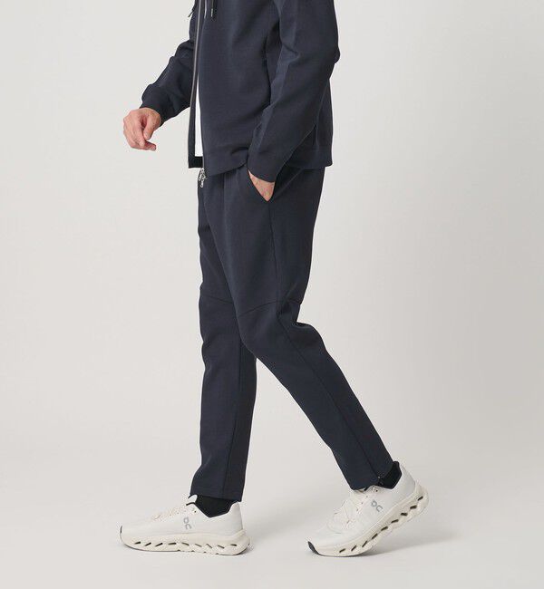 BEAUTY&YOUTH UNITED ARROWS「【WEB限定 WARDROBE SMART】ダブルニット イージーパンツ/セットアップ対応【抗菌・防臭】」|チノ|