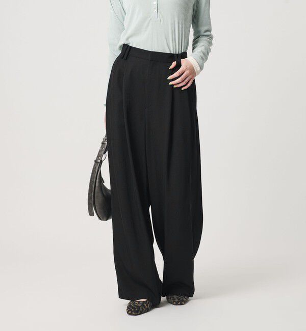BEAUTY&YOUTH UNITED ARROWS「アセテート 2タック ワイドストレートパンツ ウォッシャブル」|その他|