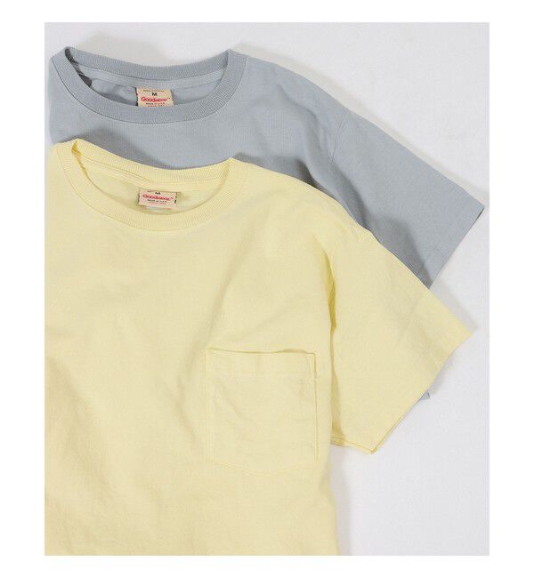 BEAMS SELECTION for WOMEN「【別注】Goodwear &times; BEAMS BOY / カスタム ビッグ 半袖 Tシャツ」|Tシャツ・カットソー|LEMON