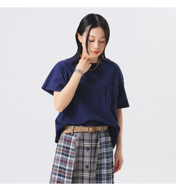 BEAMS SELECTION for WOMEN「【別注】Goodwear &times; BEAMS BOY / カスタム ビッグ 半袖 Tシャツ」|Tシャツ・カットソー|