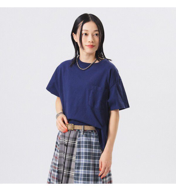 BEAMS SELECTION for WOMEN「【別注】Goodwear &times; BEAMS BOY / カスタム ビッグ 半袖 Tシャツ」|Tシャツ・カットソー|