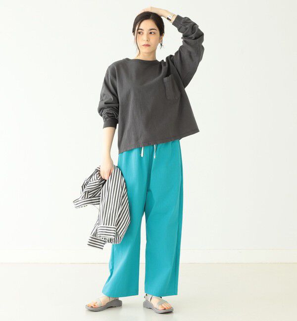 BEAMS SELECTION for WOMEN「【別注】Goodwear &times; BEAMS BOY / カスタム ビッグ ロングスリーブ Tシャツ」|Tシャツ・カットソー|