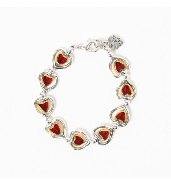 BEAMS SELECTION for WOMEN「〇Otro Accesorio / ハート レイヤード ブレスレッド」|ブレスレット・バングル|