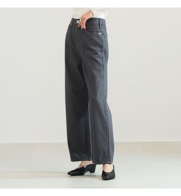 BEAMS SELECTION for WOMEN「【別注】upper hights / LAZY NIECE サイドゴム デニムパンツ」|デニム|