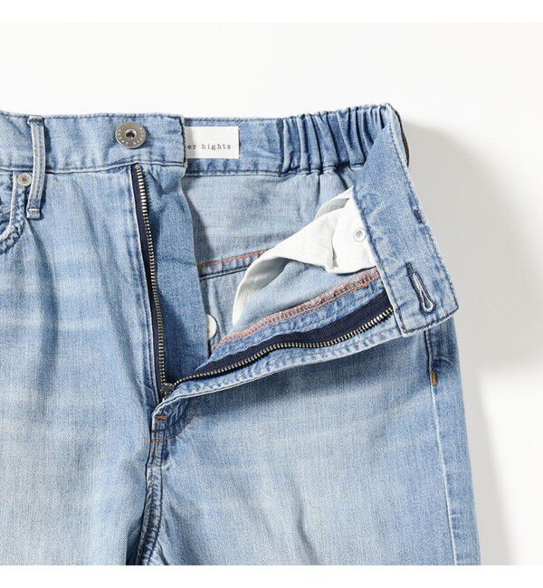 BEAMS SELECTION for WOMEN「【別注】upper hights / LAZY NIECE サイドゴム デニムパンツ」|デニム|