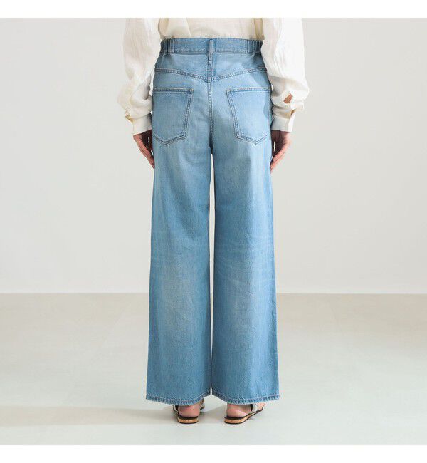 BEAMS SELECTION for WOMEN「【別注】upper hights / LAZY NIECE サイドゴム デニムパンツ」|デニム|