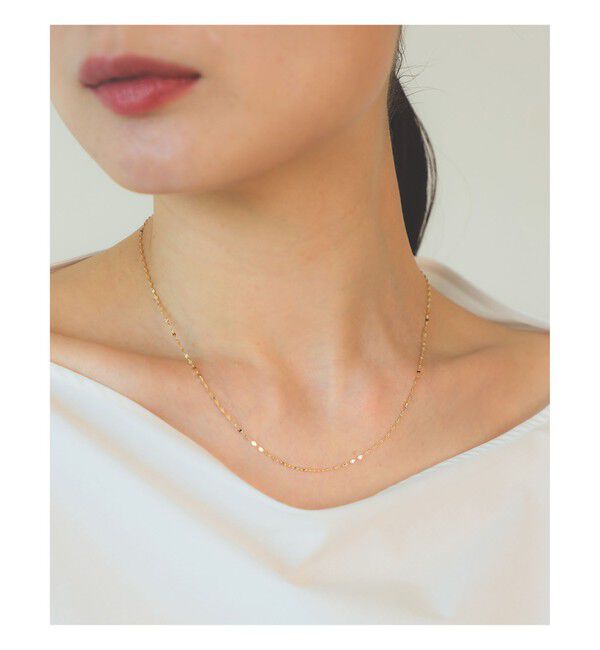 BEAMS SELECTION for WOMEN「les bon bon / ヴィクトリア モデレート ネックレス イエローゴールド」|その他|