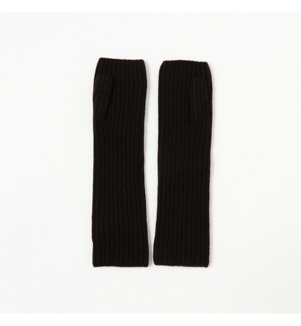 BEAMS SELECTION for WOMEN「ASAUCE MELER / カシミヤ リブ アーム ウォーマー」|手袋|