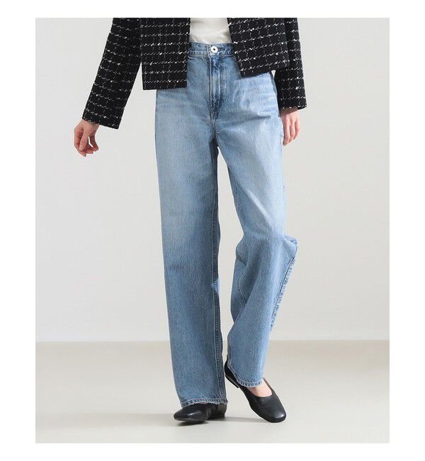 BEAMS SELECTION for WOMEN「【別注】upper hights / THE NIECE MIDRISE デニムパンツ」|デニム|別注BRUME
