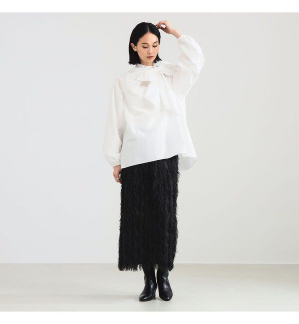 Demi-Luxe BEAMS 「【CLASSY.10月号掲載】マルチウェイ ボウタイ ブラウス」|シャツ・ブラウス|