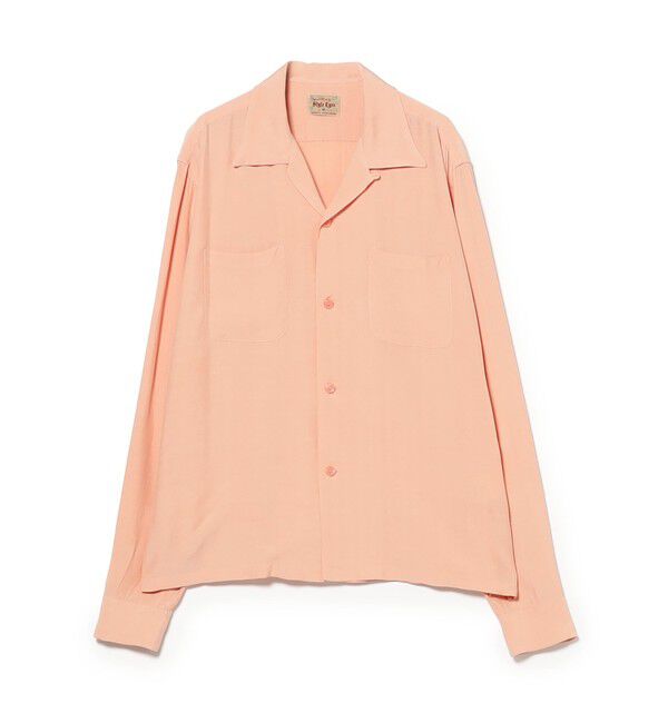 BEAMS SELECTION for WOMEN「STYLE EYES / PLAIN LONG SLEEVED SHIRT」|シャツ・ブラウス|PINK