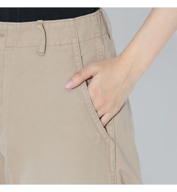 BEAMS SELECTION for WOMEN「【別注】HEAR MY NAME &times; maturely / ニュアンス チノ」|チノ|