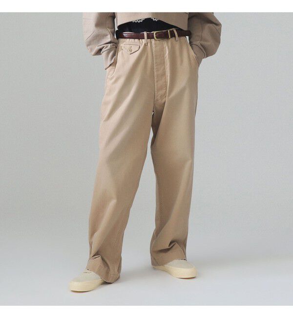 BEAMS SELECTION for WOMEN「【別注】HEAR MY NAME &times; maturely / ニュアンス チノ」|チノ|
