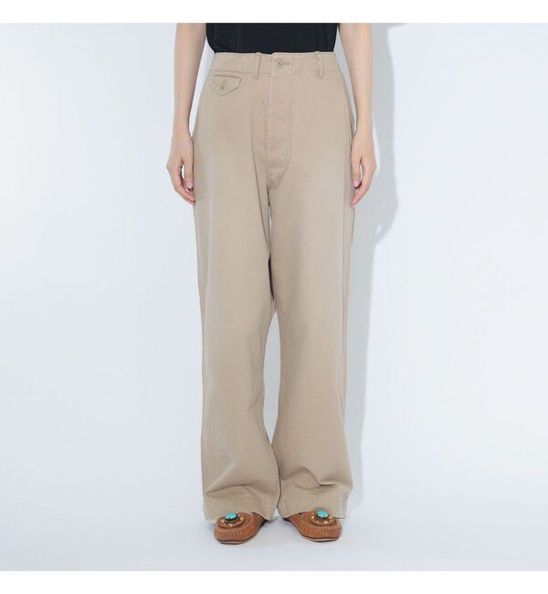 BEAMS SELECTION for WOMEN「【別注】HEAR MY NAME &times; maturely / ニュアンス チノ」|チノ|
