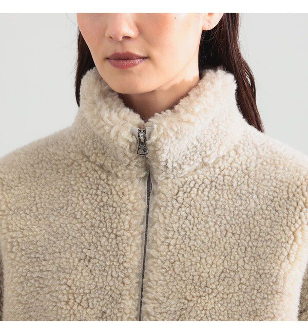 BEAMS SELECTION for WOMEN「TICCA / ウール ファー ブルゾン」|ブルゾン・スタジャン|