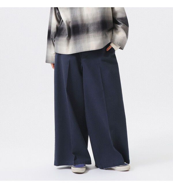BEAMS SELECTION for WOMEN「【別注】Dickies / ベーシック ワーク パンツ」|チノ|NAVY