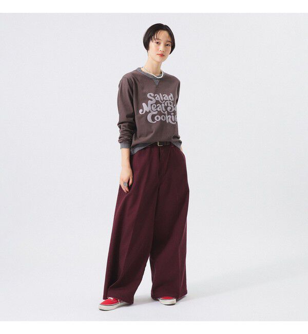 BEAMS SELECTION for WOMEN「【別注】Jackman / ロゴ ロングスリーブ カットソー 26FW」|Tシャツ・カットソー|