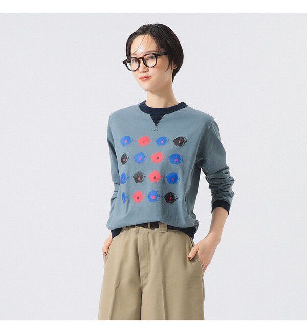 BEAMS SELECTION for WOMEN「【別注】Jackman / ロゴ ロングスリーブ カットソー 26FW」|Tシャツ・カットソー|