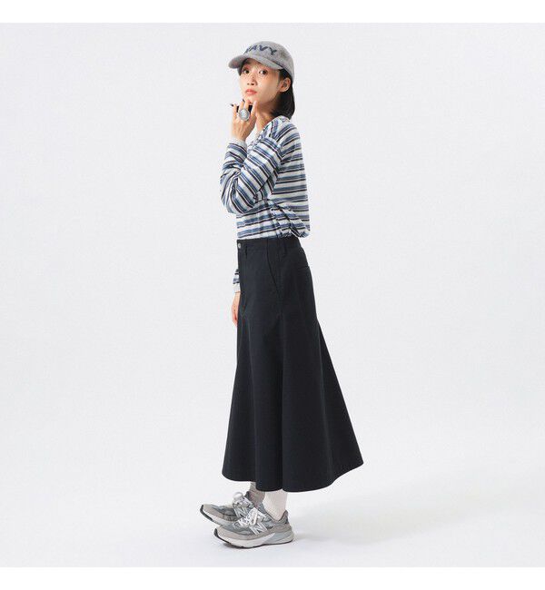 BEAMS SELECTION for WOMEN「【別注】LACOSTE for BEAMS BOY / マルチ ボーダー Tシャツ」|Tシャツ・カットソー|
