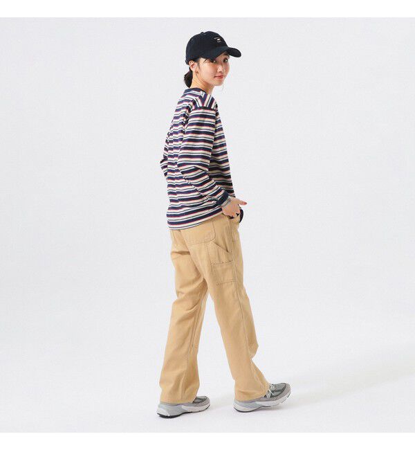BEAMS SELECTION for WOMEN「【別注】LACOSTE for BEAMS BOY / マルチ ボーダー Tシャツ」|Tシャツ・カットソー|