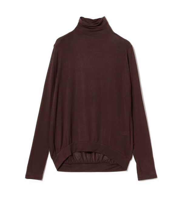 BEAMS SELECTION for WOMEN「COGTHEBIGSMOKE / OMARI ボトルネック カットソー」|Tシャツ・カットソー|DARK CHOCOLATE