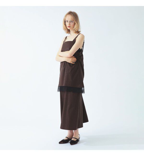 Ray BEAMS 「レイヤード キャミ ワンピース」|ワンピース|BROWN