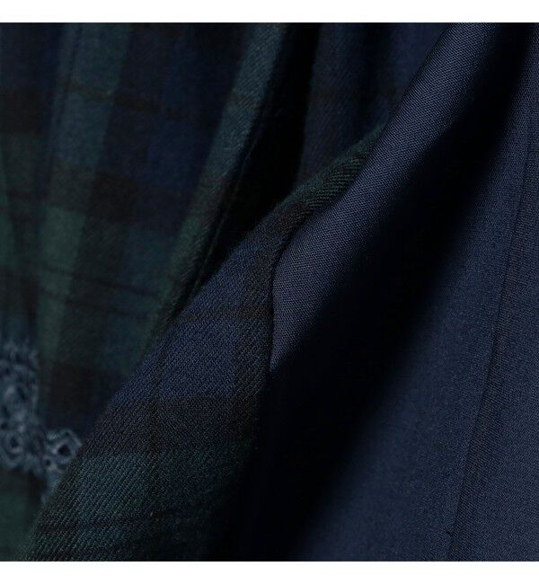 BEAMS SELECTION for WOMEN「【別注】TORI-TO &times; BEAMS BOY / チェック フリル ロング スカート」|スカート|