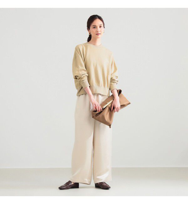 BEAMS SELECTION for WOMEN「【別注】SLOANE / 裏毛 ショート丈 ロングスリーブ スウェット」|パーカー|