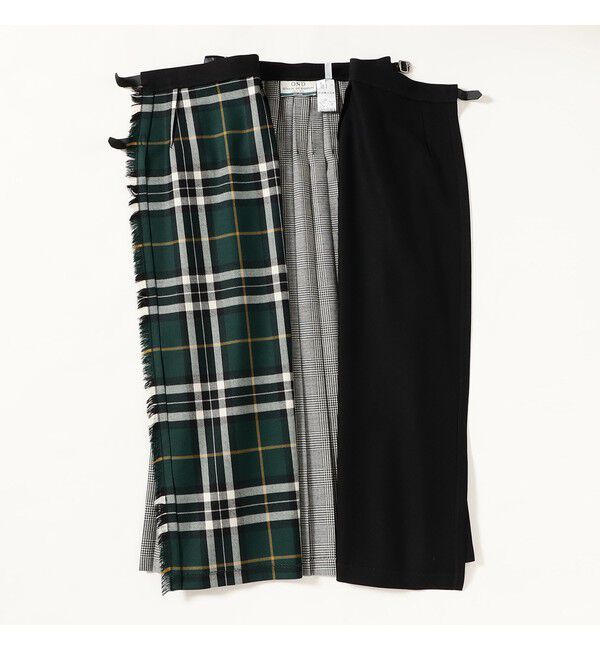 BEAMS SELECTION for WOMEN「【別注】O&rsquo;NEIL OF DUBLIN &times; Demi-Luxe BEAMS / パッチワーク クラシック ロング キルトスカート 90cm」|スカート|