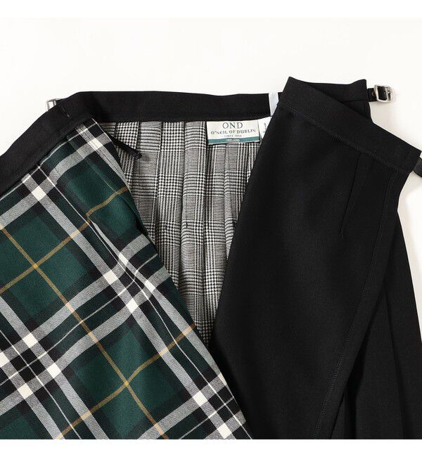 BEAMS SELECTION for WOMEN「【別注】O&rsquo;NEIL OF DUBLIN &times; Demi-Luxe BEAMS / パッチワーク クラシック ロング キルトスカート 90cm」|スカート|