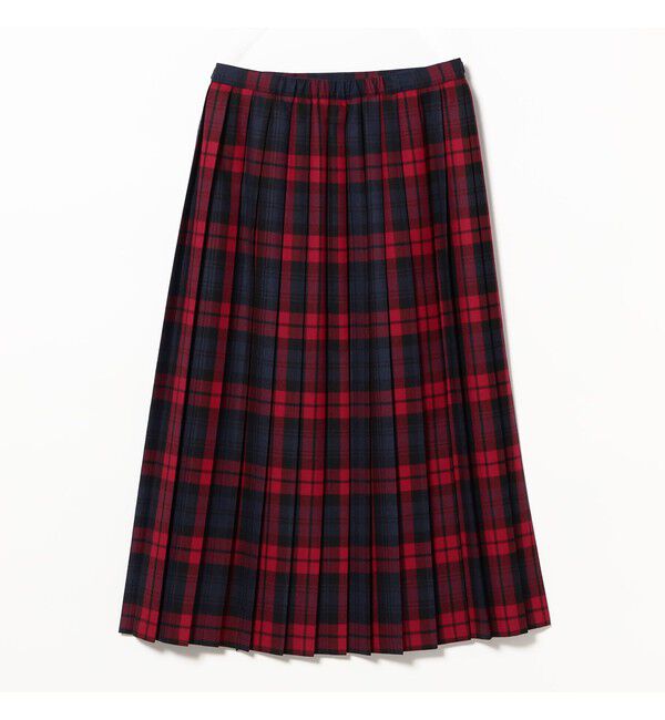 BEAMS SELECTION for WOMEN「【別注】O&rsquo;NEIL OF DUBLIN &times; Demi-Luxe BEAMS / ウール イージー ロング キルトスカート 85cm」|スカート|