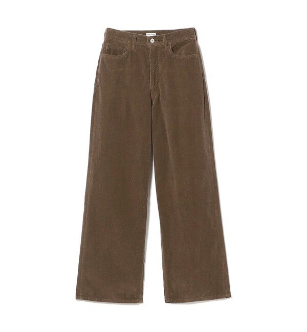 BEAMS SELECTION for WOMEN「INSCRIRE / コーデュロイ ワイドパンツ」|チノ|BROWN