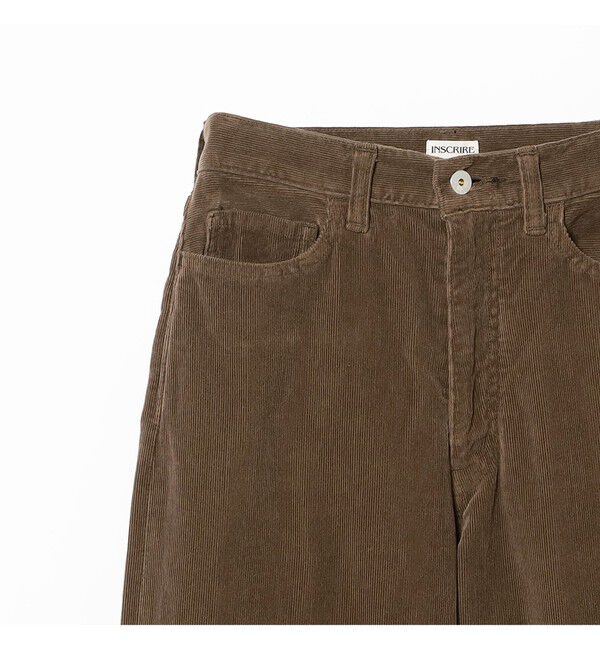 BEAMS SELECTION for WOMEN「INSCRIRE / コーデュロイ ワイドパンツ」|チノ|