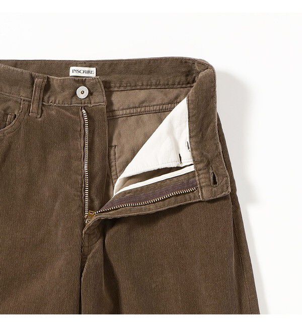 BEAMS SELECTION for WOMEN「INSCRIRE / コーデュロイ ワイドパンツ」|チノ|