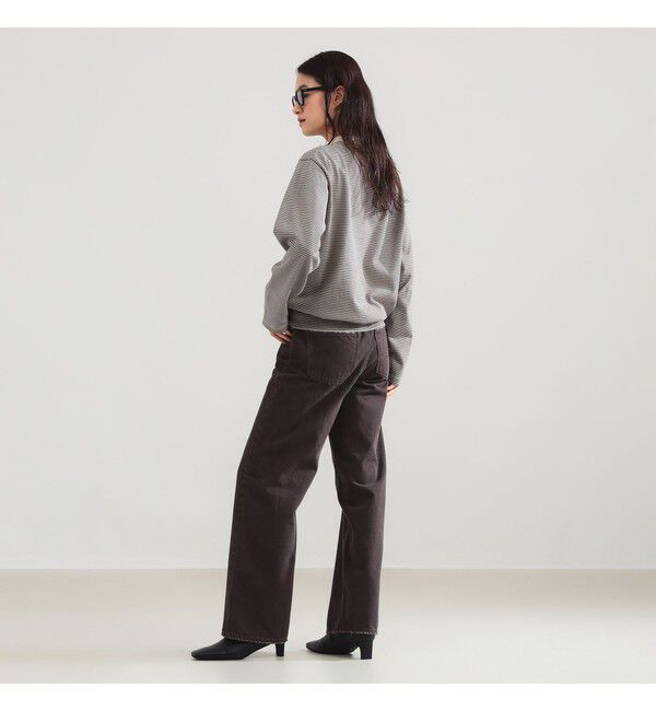 BEAMS SELECTION for WOMEN「BATONER / ブラウジング ポロ ロングスリーブ Tシャツ」|Tシャツ・カットソー|