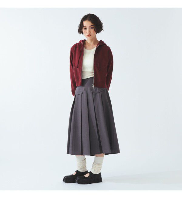 BEAMS SELECTION for WOMEN「【別注】Champion / ジップ フーデッド スウェット シャツ」|パーカー|