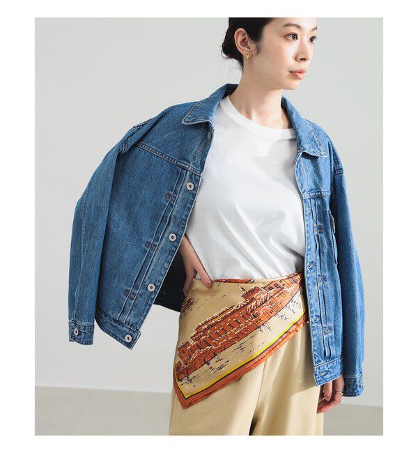 BEAMS SELECTION for WOMEN「manipuri / ゴールデンナイト スカーフ」|ストール|