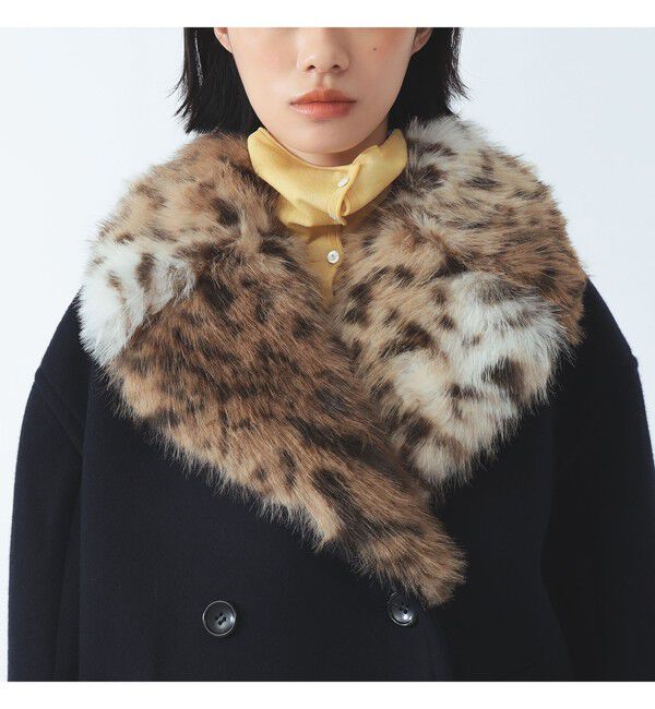 Ray BEAMS 「フェイク ファーカラー ピーコート」|ダッフルコート|