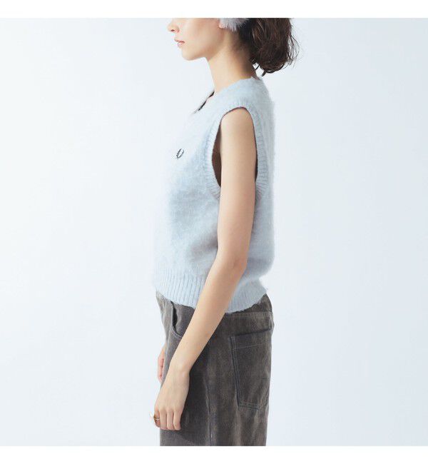 BEAMS SELECTION for WOMEN「【別注】FRED PERRY フラッフィー ベスト」|ベスト・ジレ|