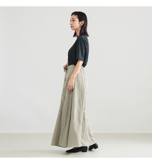 Demi-Luxe BEAMS 「フロントタイ ギャザースカート」|スカート|